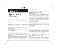 Frenaler Desloratadina: Prospecto e Información