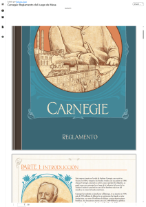 Reglas del Juego de Mesa Carnegie (Carnegie Board Game Rules)