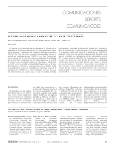 Flexibilidad, Productividad y Teletrabajo: Estudio SUNAT Per&uacute; COVID-19