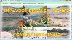 Estudio de Caudales M&aacute;ximos: M&eacute;todos y An&aacute;lisis