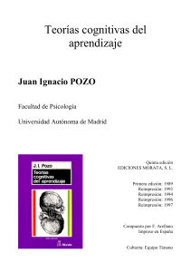 Libro de Texto Teor&iacute;as Cognitivas Aprendizaje