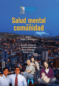 Salud Mental en la Comunidad: Manual PALTEX