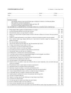 Cuestionario M.A.P.E.-II: Motivaci&oacute;n y Actitudes
