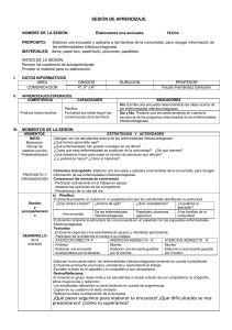 Plan de Clase: Elaboraci&oacute;n de Encuesta sobre Enfermedades