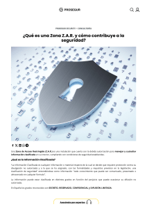 &iquest;Qu&eacute; es una Zona ZAR? Seguridad y Consultor&iacute;a Prosegur