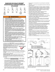 Instrucciones de Seguridad Crosby: Ganchos de Izaje