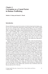 Corruption & Human Trafficking: A Causal Factor Analysis