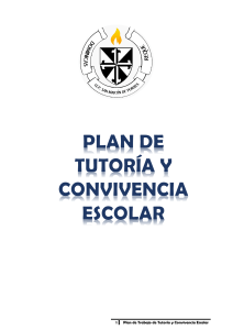 Plan de Trabajo de Tutor&iacute;a y Convivencia Escolar