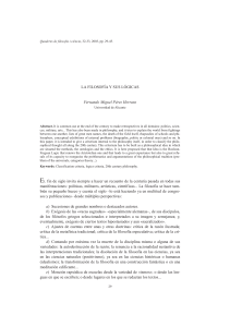 Filosofía y Lógicas en el Siglo XX: Un Análisis Lógico