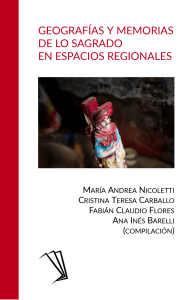 Geograf&iacute;as y Memorias de lo Sagrado en Espacios Regionales