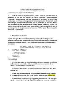 An&aacute;lisis FODA Bells: Marketing Mix y Estrategias en Supermercados Peruanos