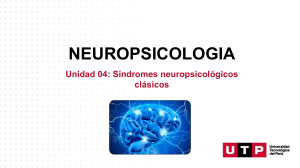 Neuropsicolog&iacute;a: Amnesia y S&iacute;ndromes Cl&aacute;sicos Presentaci&oacute;n