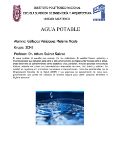 Agua Potable: Sistemas de Abastecimiento y Distribuci&oacute;n