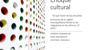 Choque Cultural: Migración y Escuelas en Chile