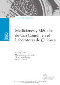 Química: Mediciones y Métodos de Laboratorio