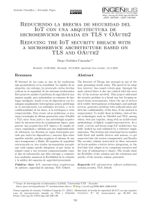 Seguridad IoT: Arquitectura de Microservicios con TLS y OAuth2