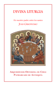 Divina Liturgia de Juan Cris&oacute;stomo - Arquidi&oacute;cesis de Chile