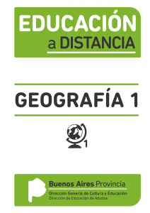 Geograf&iacute;a 1: Manual de Educaci&oacute;n a Distancia