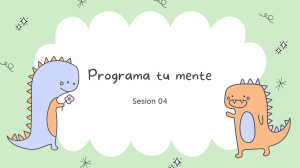 Reestructuraci&oacute;n Cognitiva: Programa tu Mente