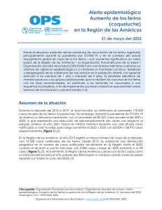 Alerta Tos Ferina en las Am&eacute;ricas: Situaci&oacute;n y Vacunaci&oacute;n