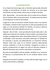 Deforestaci&oacute;n: Cuento sobre Conciencia Ambiental