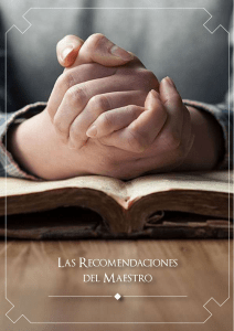 Recomendaciones del Maestro: Fe y Vida Eterna