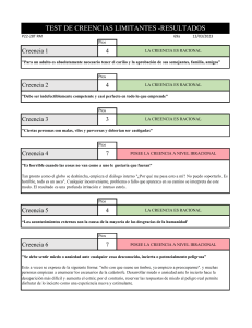 Test de Creencias Limitantes: Resultados y Análisis