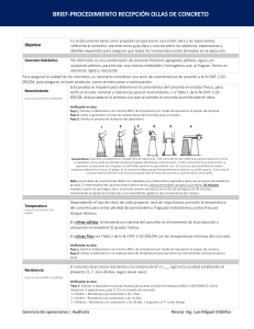 Procedimiento Recepci&oacute;n Ollas de Concreto: Gu&iacute;a de Auditor&iacute;a