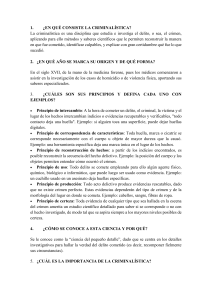 Criminal&iacute;stica y Criminolog&iacute;a: Gu&iacute;a de Estudio