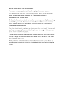 Why People Choose Self-Employment: Reasons & Advantages