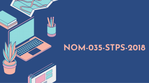 NOM-035: Factores de Riesgo Psicosocial en el Trabajo