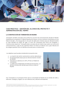 Gesti&oacute;n de Proyectos: Caso Torrespa&ntilde;a - Alcance y Tiempo