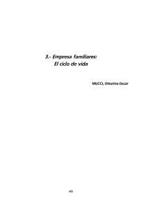 Ciclo de Vida de Empresas Familiares: An&aacute;lisis y Fases