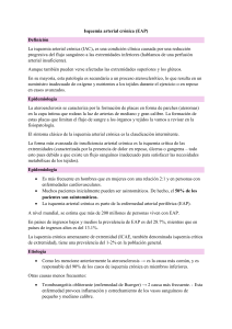 Isquemia Arterial Cr&oacute;nica y Aguda: Definici&oacute;n, Etiolog&iacute;a y M&aacute;s