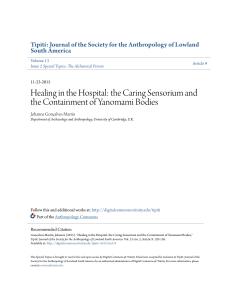 Yanomami Healing in Hospitals: Anthropology Journal Article