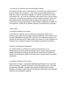 Hemorragia Cerebral: Historia de Resiliencia de una Hermana