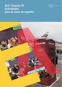 Actividades para la clase de espa&ntilde;ol: Acti/Espa&ntilde;a 19