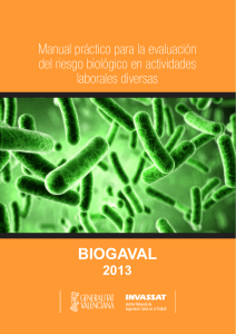 BIOGAVAL: Manual de Evaluaci&oacute;n del Riesgo Biol&oacute;gico Laboral