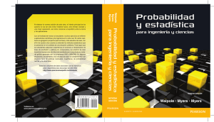 Probabilidad y Estad&iacute;stica para Ingenier&iacute;a y Ciencias