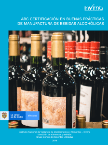 Certificación BPM Bebidas Alcohólicas: Manual ABC Invima