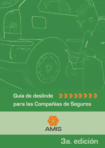 Gu&iacute;a de Deslinde de Responsabilidad: Tr&aacute;nsito Vehicular