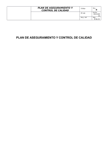 Plan de Aseguramiento y Control de Calidad en Construcci&oacute;n