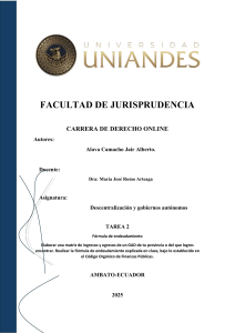 F&oacute;rmula de Endeudamiento GAD: An&aacute;lisis Financiero Municipal
