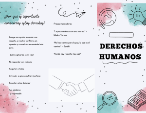 Derechos Humanos: Gu&iacute;a para una Cultura de Paz