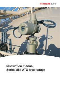 Series 854 ATG Level Gauge Instruction Manual