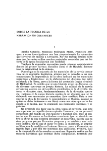 Técnicas Narrativas de Cervantes: Un Análisis