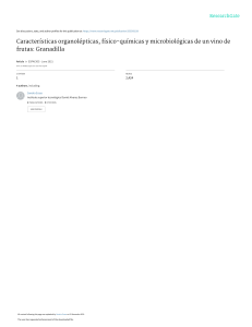 Vino de Granadilla: Caracter&iacute;sticas y An&aacute;lisis