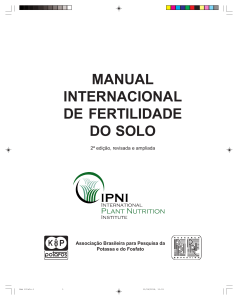 Manual Internacional de Fertilidade do Solo, 2ª Edição