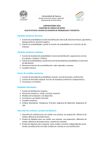 Guía de Estudio Probabilidad y Estadística Admisión Ciencia Datos