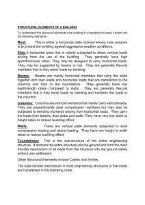 Structural Elements, Forces & Equilibrium in Buildings